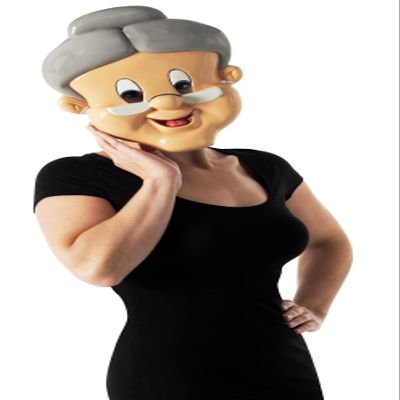 Rubies Warner Bros. Space Jam Granny Half-Mask, One Size