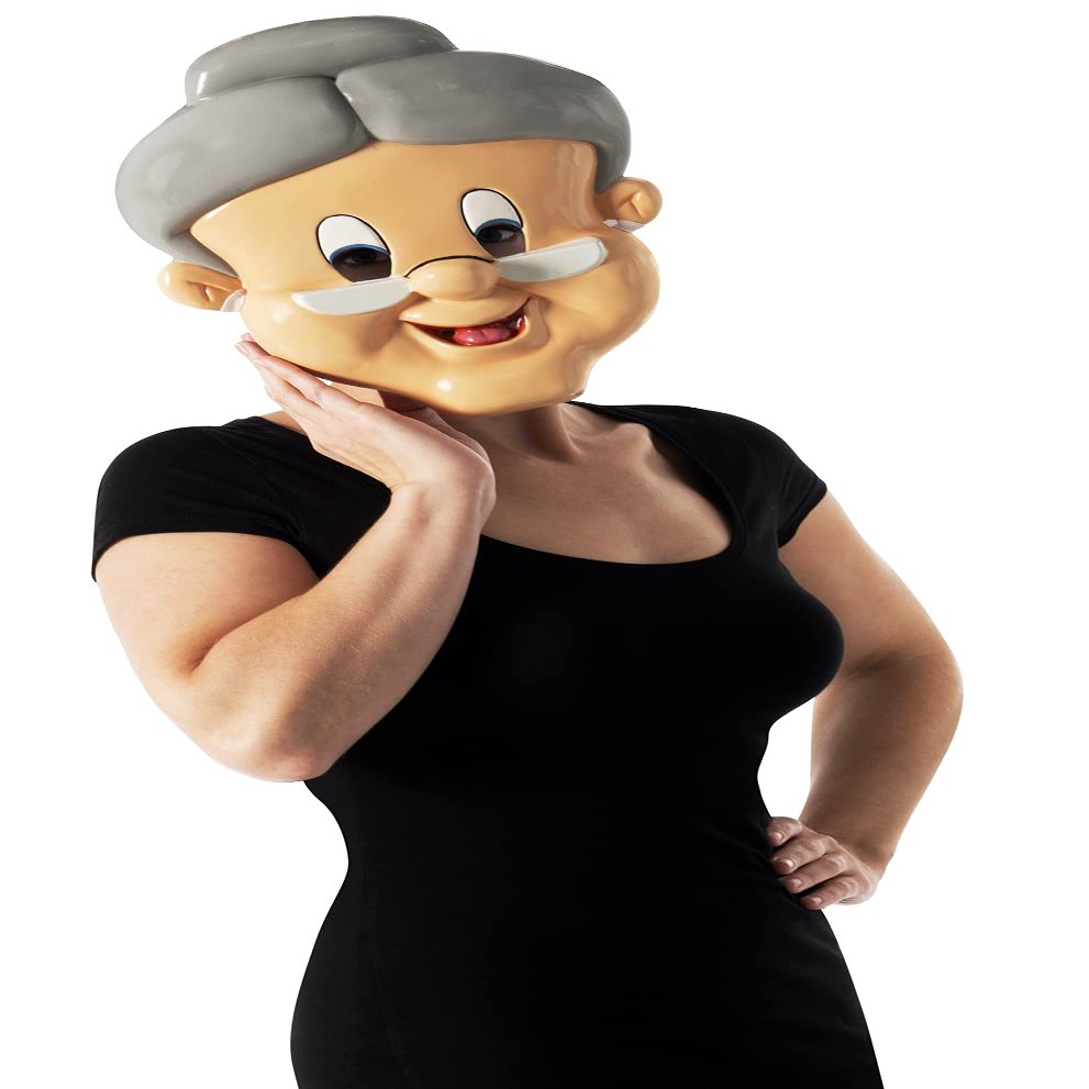 Rubies Warner Bros. Space Jam Granny Half-Mask, One Size