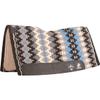 Classic 3/4in Zone Wool Top 32x34 Felt Saddle Pad Black/Malibu 32X34