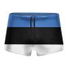 Alpsport Men'S Estonian Flag Swimwear Boxer Briefs Swim Trunk Triangle Thong Bikini Swimsuit view 1