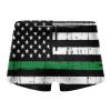 Alpsport Men'S American Flag Swimwear Boxer Briefs Swim Trunk Triangle Thong Bikini Swimsuit view 1