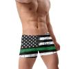 Alpsport Men'S American Flag Swimwear Boxer Briefs Swim Trunk Triangle Thong Bikini Swimsuit view 2