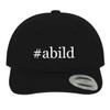 #abild - Soft Hashtag Dad Hat Baseball Cap, Black, One Size view 1