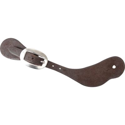 Martin Saddlery Chocolate Roughout Large Spur Straps w/Cart Buckle Chocolate N/A