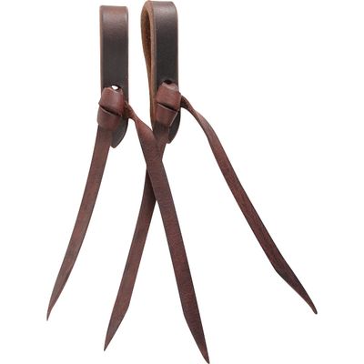 Martin Saddlery 6 Pack Replacement Chocolate Harness Leather Waterloops Chocolate 5/8IN