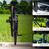 DK2 4-Bike Hitch Mount Bicycle Carrier | BCR290 | Powder Coated Steel | 200 lb. Carrying Capacity | Fits Any 2 Inch Receiver | Measures 35 x 12 x 35 Inches view 3
