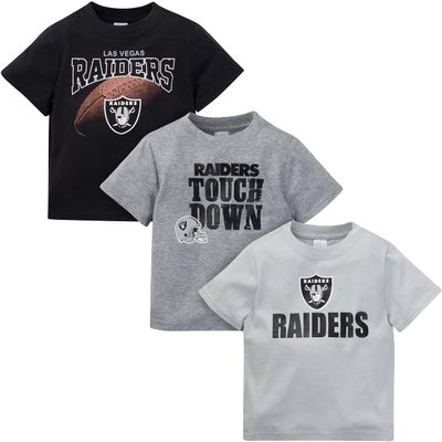 Gerber NFL Baby Boys Team Fan Tee 3 Pack Short Sleeve Tshirt, Team Color, 12 Months US
