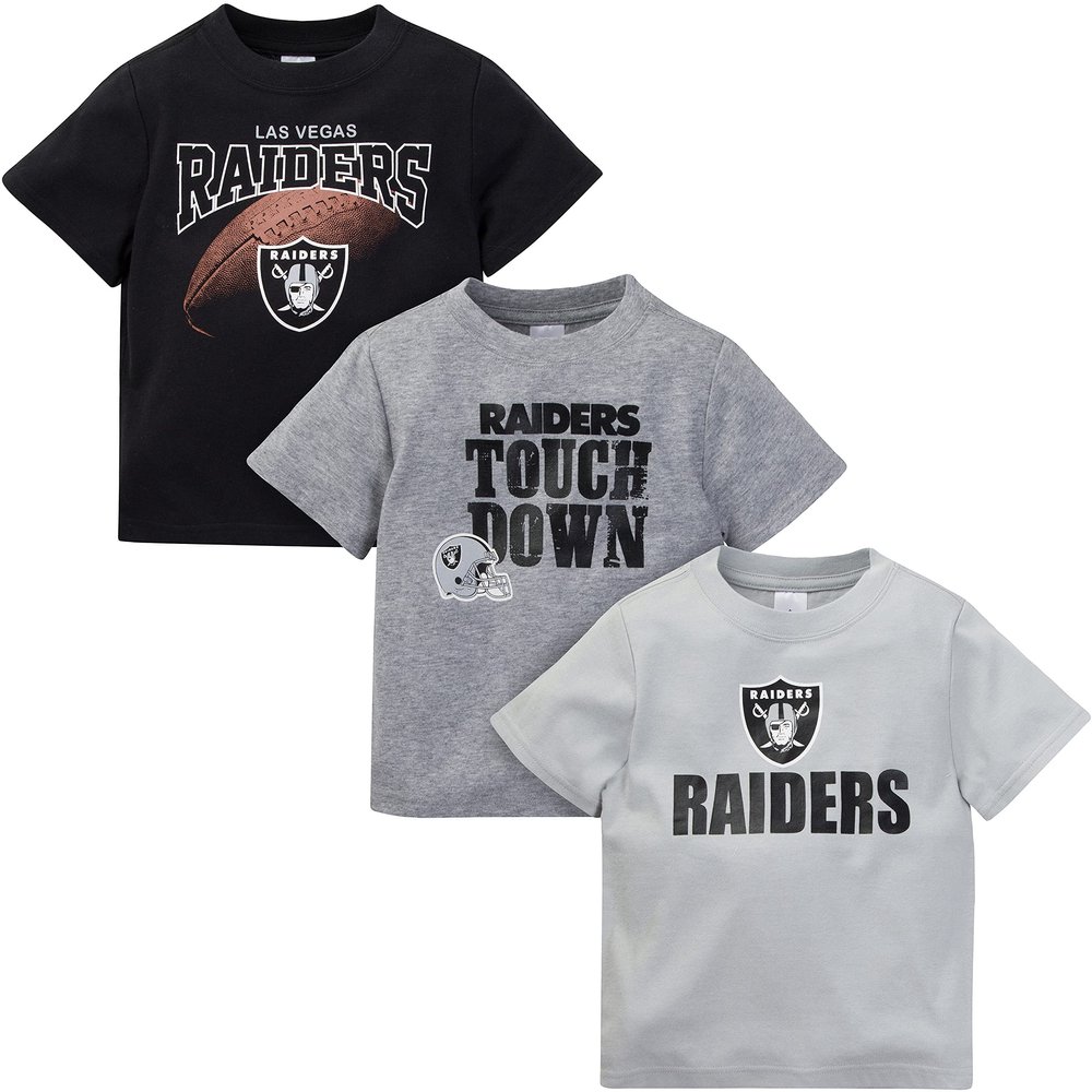 Gerber NFL Baby Boys Team Fan Tee 3 Pack Short Sleeve Tshirt, Team Color, 12 Months US