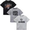 Gerber NFL Baby Boys Team Fan Tee 3 Pack Short Sleeve Tshirt, Team Color, 12 Months US view 1