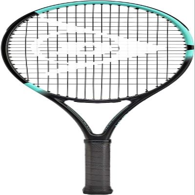 Dunlop Sports Team 260 Pre-Strung Tennis Racket, 1/4 Grip, Black/Blue