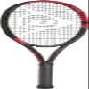 Dunlop Sports Team 285 Pre-Strung Tennis Racket, 1/4 Grip, Black/Red view 2