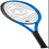 Dunlop Sports Pro 255 Pre-Strung Tennis Racket, 1/4 Grip view 1