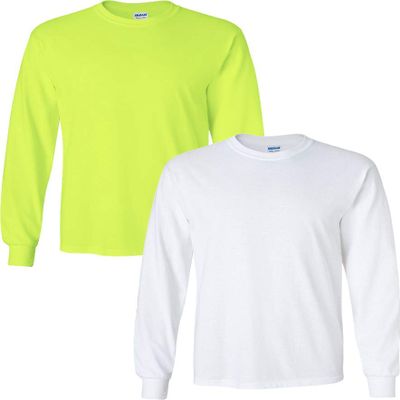 Gildan Ultra Cotton Long Sleeve T-Shirt 2-Pack