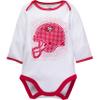 Gerber NFL baby boys 3 Pack Bodysuit Registry Gift Set Girls FOOTED PANT AND CAP, Team Color, 3-6 Months US view 2