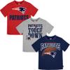 Gerber NFL Baby Boys Team Fan Tee 3 Pack Short Sleeve Tshirt, Team Color, 12 Months US view 2
