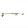 Athletic Bar Rehabilitation Bars, Parallel Bars, 4 FT Long, 1.5' Diameter, Fixed Height Wall Mount, Made from American Oakwood, Includes Brackets, Steel, Yellow view 3
