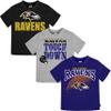 Gerber NFL Baby Boys Team Fan Tee 3 Pack Short Sleeve Tshirt, Team Color, 12 Months US view 2