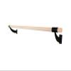 Athletic Bar Physical Therapy Rehabilitation Parallel Bars, 16 FT Long, 1.5' Diameter, Fixed Height Wall Mount, Black Steel, Includes Brackets & Bars view 3