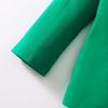 Magic Park 12M-14Y Baby Girl Blouse Toddler Short Long Ruffle T-Shirts Kids Girl Solid Color Tee Casual Tops for Girls (0032F_Green, 3-4 Years) view 4