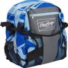 Rawlings | REMIX Backpack Equipment Bag | T-Ball & Youth Baseball / Softball | Royal view 3