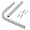 ECOTRIC 46" Tall Boat Trailer Square Guide On Poles 1 1/2" Aluminum One Piece One Pole view 2