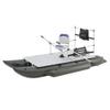 AQUOS Heavy-Duty 12.5ft for Two Series Inflatable Pontoon Boat with Stainless Steel Guard Bar and Folding Seat for Fishing, Aluminum Floor Board, Transport Canada Approved view 1