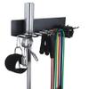 Topsair Gym Storage Rack Resistance Band Rack Wall Mount Barbell Rack Heavy Duty Home Gym Storage Rack for Gym Equipment, Exercise Bands, Lifting Belts and Jump Ropes, Gym Accessories (11 prongs) view 1