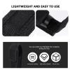 4Pcs Flashlight Pouch Flashlight Holder Belt Pouch Carry Case Electric Torch Storage Bag for Outdoor Hiking Backpacking Black view 3
