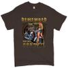 Remember Your First Softail T-Shirt MC Biker Forever Pin-up Girl Men's Tee Brown XX-Large view 1