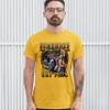 Remember Your First Softail T-Shirt MC Biker Forever Pin-up Girl Men's Tee Yellow XX-Large view 3