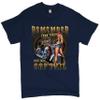 Remember Your First Softail T-Shirt MC Biker Forever Pin-up Girl Men's Tee Navy Blue XX-Large view 1