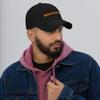 Dedbol Barcelona Retro Sunblock Soccer Dad Hat Black view 4