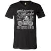 M/C Widowmakers 1901 V-Neck T-Shirt Native American Bikers Motorcycle Club Tee Black Small view 4