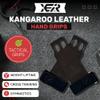 XEIRPRO X-GRIPP: Kangaroo Leather Hand Grips for Weight Lifting, and Cross Training - Gymnastics, Grips for Men and Women for Muscle and Pull ups - Tactical Grips (2 Fingers, Chocolate Mocha, Medium) view 2