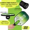 Big Dill Pickleball Original Carbon Fiber Pickleball Paddle | USA Pickleball Approved Paddles | Premium Graphite Pickleball Racket for Beginners to Pro Single Pickle Ball Paddle with Cover  view 2