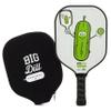 Big Dill Pickleball Infinity Fiberglass Pickleball Paddle | USA Pickleball Approved Paddles | Premium Pickleball Racket for Beginners to Pro Single Pickle Ball Paddle with Cover view 1