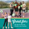 Big Dill Pickleball Infinity Fiberglass Pickleball Paddle | USA Pickleball Approved Paddles | Premium Pickleball Racket for Beginners to Pro Single Pickle Ball Paddle with Cover view 3