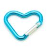 ONDEPOT Pack 50 Heart Shaped Aluminum Alloy Keychain Clip Carabiner Hook Key Holder (Light Blue) view 4