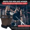 XEIRPRO X-GRIPP: Kangaroo Leather Hand Grips for Weight Lifting, and Cross Training - Gymnastics, Grips for Men and Women for Muscle and Pull ups - Tactical Grips (3 Finger, Chocolate Mocha, Small) view 3