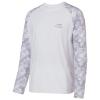 BASSDASH UPF 50 Fishing Tee for Men Camo Long Sleeve Shirt Quick Dry Sweatshirts (White/Light Grey Camo, 5XL) view 1