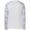 BASSDASH UPF 50 Fishing Tee for Men Camo Long Sleeve Shirt Quick Dry Sweatshirts (White/Light Grey Camo, 5XL) view 4