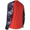 BASSDASH UPF 50 Fishing Tee for Men Camo Long Sleeve Shirt Quick Dry Sweatshirts (Coral Red/Splash Black, 5XL) view 3