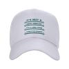 BASTU It's Not A Short-Term Diet. It's A Long-Term Lifestyle Change Baseball Cap for Men Women Dad Hat Classic Adjustable Golf Hats White view 1