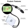 Jetec 2 Pieces Survival Reflective Mirror 2 x 3 Inch Send Remotely PFD Mirrors Outdoor Survival Technologies Small Signal Mirror for Backpacking view 2
