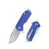 KUBEY Campe KU203 Folding Pocket Knife Compact Everyday Carry with 2.4" Tanto Balde and G10 Handle with Flipper Open for Camping Hunting and Outdoor (Blue) view 1