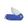 KUBEY Campe KU203 Folding Pocket Knife Compact Everyday Carry with 2.4" Tanto Balde and G10 Handle with Flipper Open for Camping Hunting and Outdoor (Blue) view 3