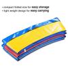 AW 14FT Trampoline Spring Cover Replacement Trampoline Safety Pad Trampoline Accessories, UV-Resistant, PVC EPE Foam Protection Multicolor view 4