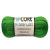 Derby Laces CORE Narrow 6mm Waxed Lace for Figure Skates, Roller Skates, Boots, and Regular Shoes (Green, 84 Inch / 213 cm) view 1