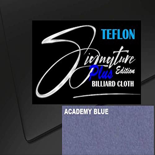 DB Entertainment Company Signature Plus Edition Billiard Pool Table Fabric Cloth Bed and Rails Pre-Cut (30 Colors) 7' 8' 8'OS 9' 10' Tables (Academy Blue, 8' Oversize Billiard Pool Table Cloth)