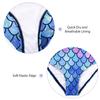 Zando Girls Swimsuit Size 8 - Mermaid Swimsuit for Girls, Cute Toddler Swimsuit Girl with Adjustable Straps, One Piece Kids Swimwear Size 8 for Summer Beach Vocation Swimming Course Wear 7-8 Years view 4